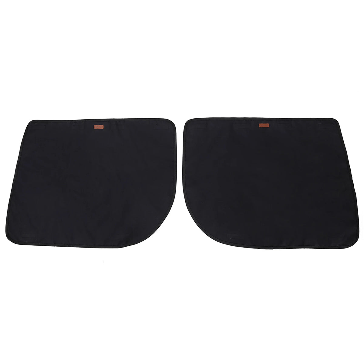 Dog car door cover protecting upholstery from fur drool and scratches