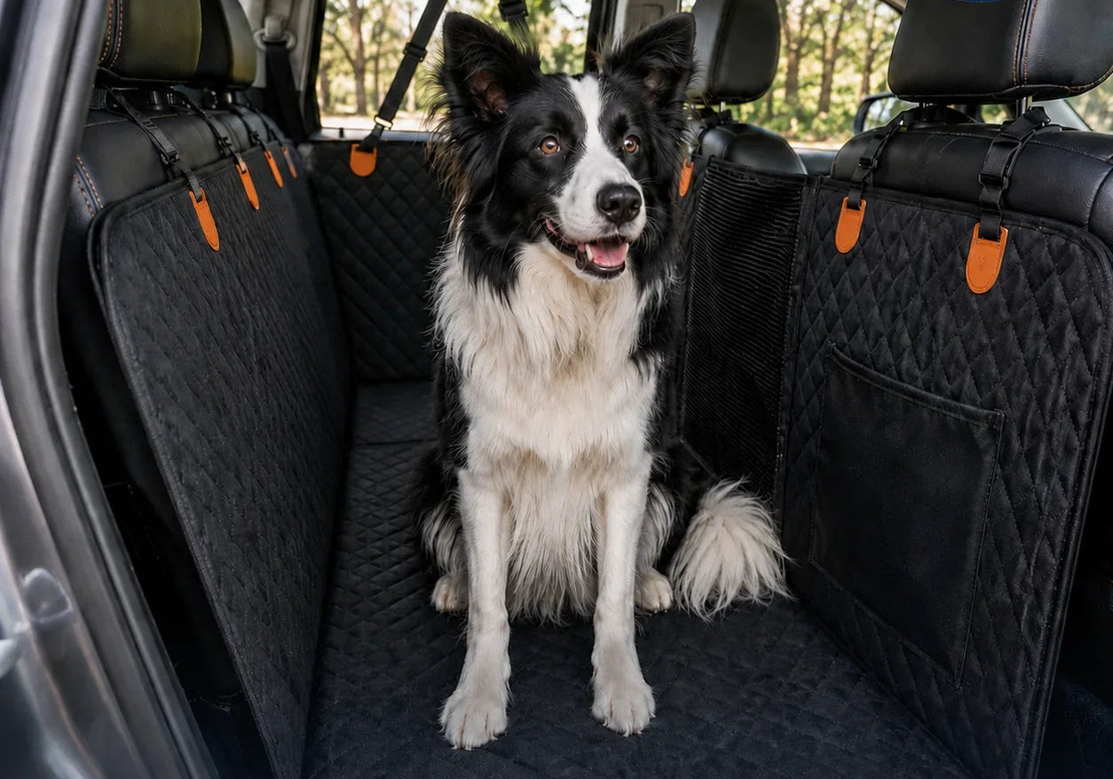Ironbark RoadDeck hard-bottom dog car hammock