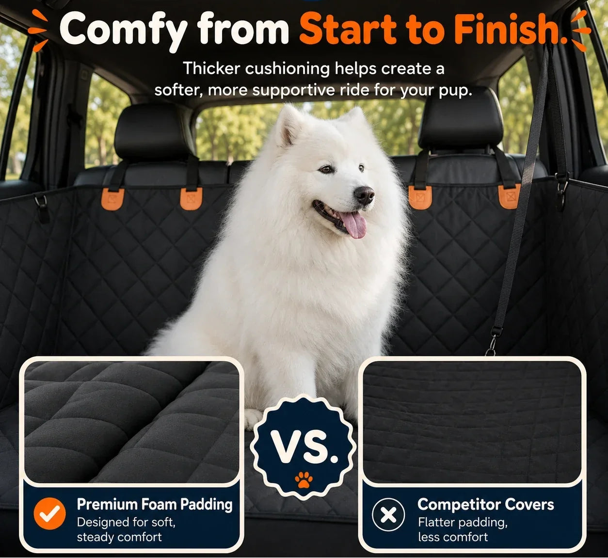 Ironbark RoadDeck dog travel seat extender
